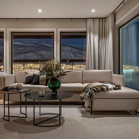 Premium Penthouse Sea & Mountain View Apartments Tromso Exterior photo