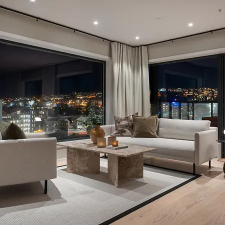 Premium Penthouse Sea & Mountain View Apartments Tromso Exterior photo